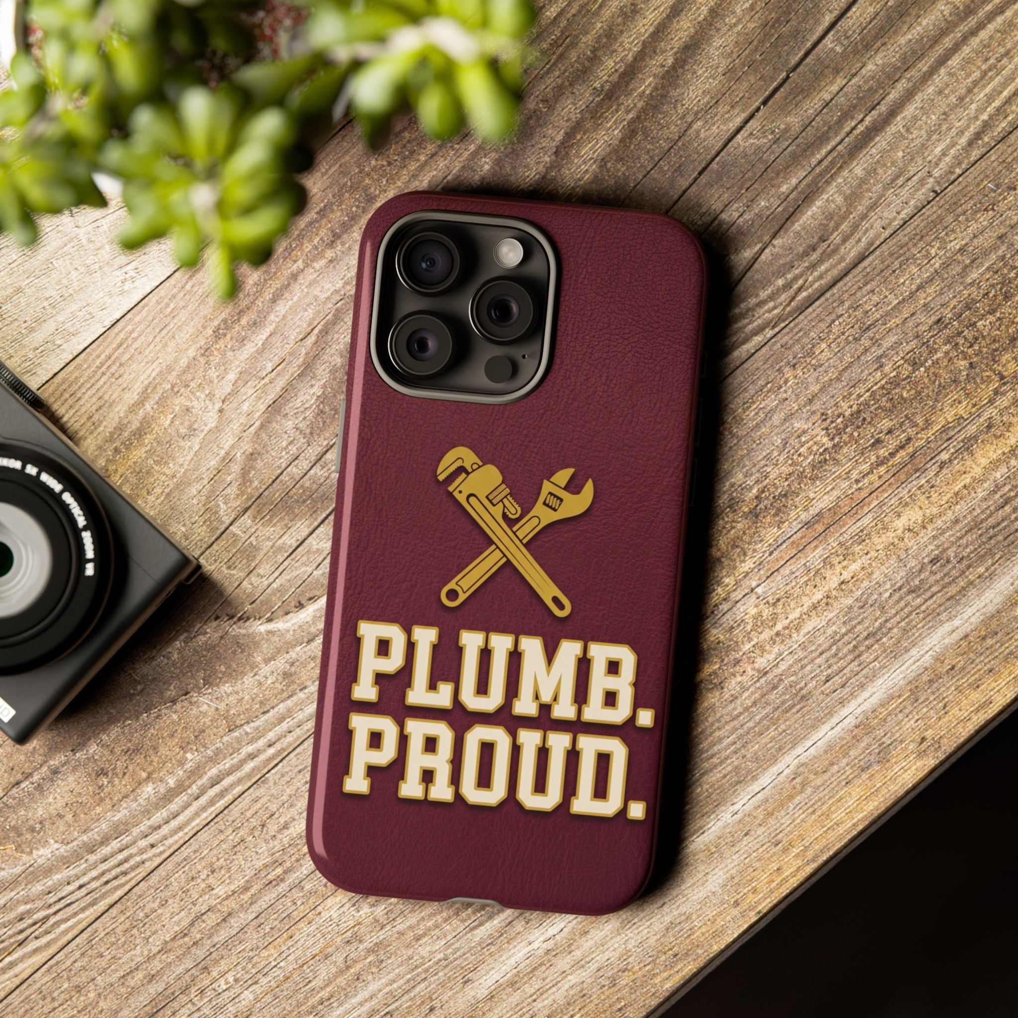 Plumb. Proud. Varsity Print Phone Case - Samsung & iPhone Series