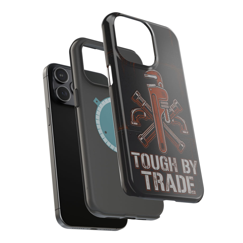 Tough By Trade Phone Case — Crossed Wrenches Wireless Charging Cover