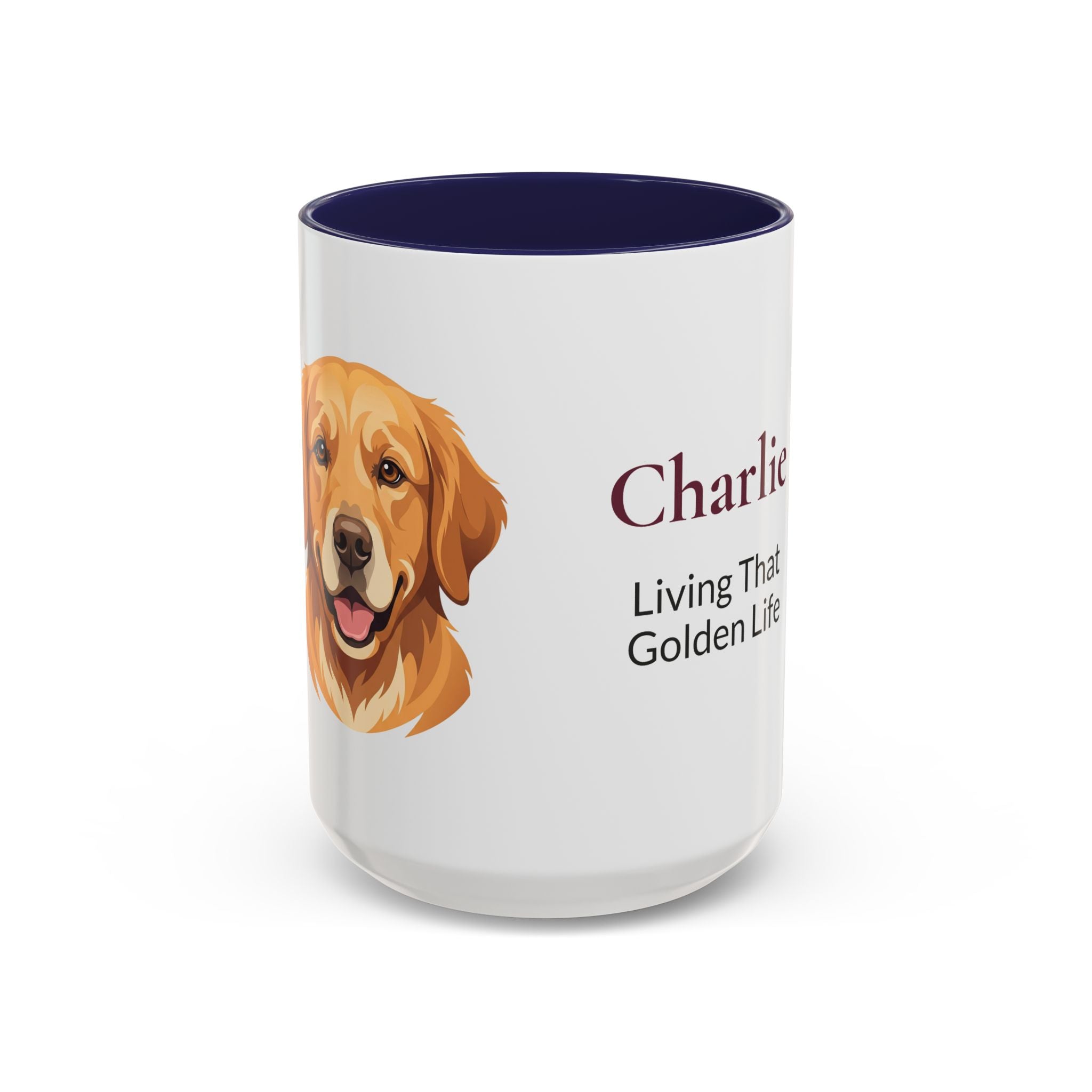 Personalized Golden Retriever Mug | Custom Name & Message Dog Lover Coffee Mug