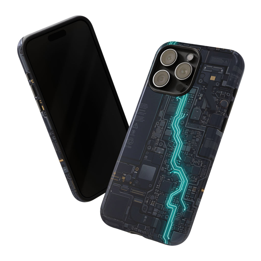 Electrician Cyan Circuit Phone Case - Samsung & iPhone Series