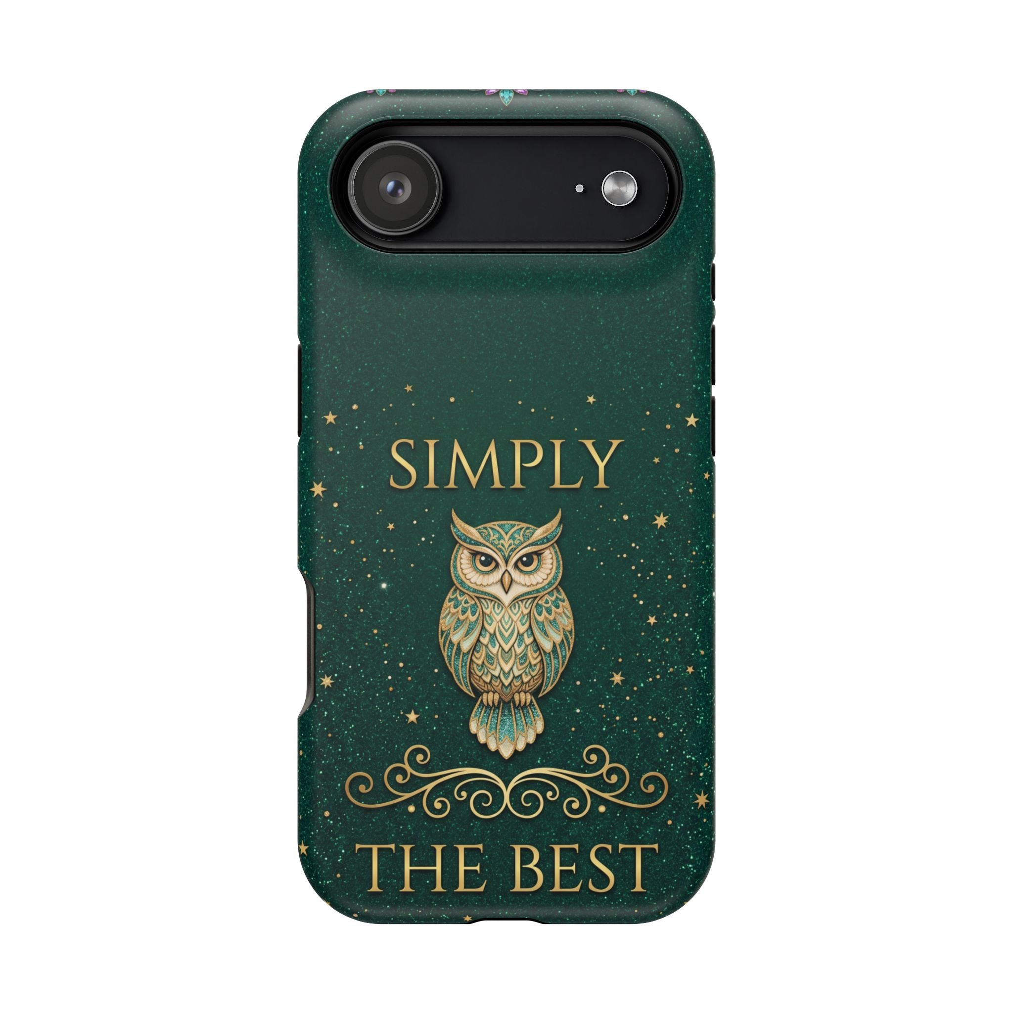 Simply The Best Wise Owl Phone Case — Wireless Charging Cover