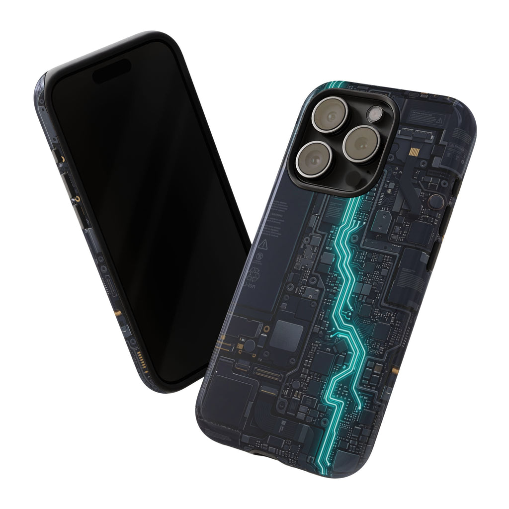 Electrician Cyan Circuit Phone Case - Samsung & iPhone Series