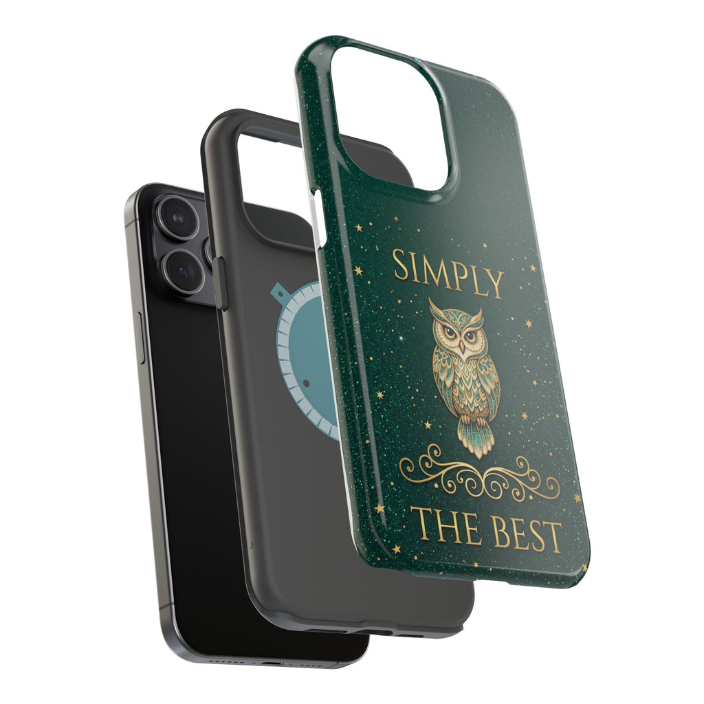 Simply The Best Wise Owl Phone Case — Wireless Charging Cover