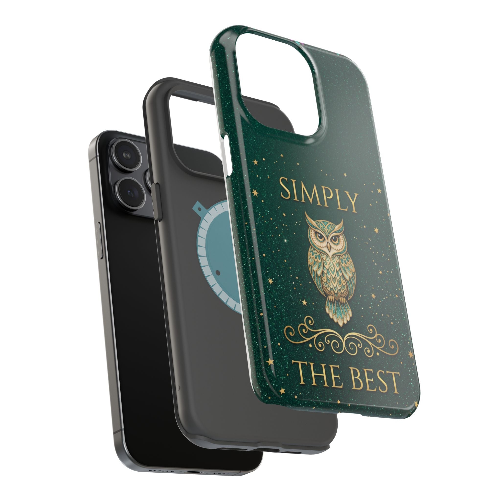 Simply The Best Wise Owl Phone Case — Wireless Charging Cover