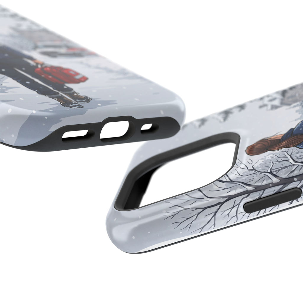Paramedic/EMT Winter Phone Case — Magnetic Wireless Charging Cover