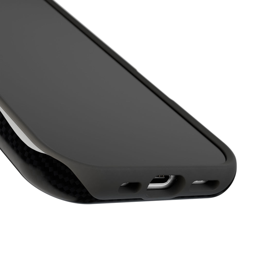 Gold Paramedic Badge Black Phone Case — Magnetic Wireless Charging Cover