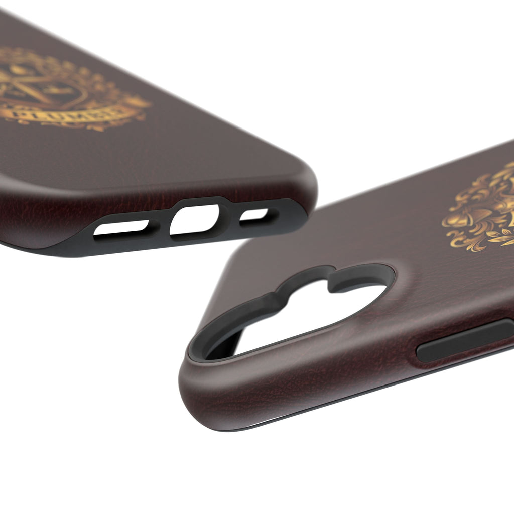 Plumber Crest Phone Case — Heraldic Shield Design Wireless Charging Cover