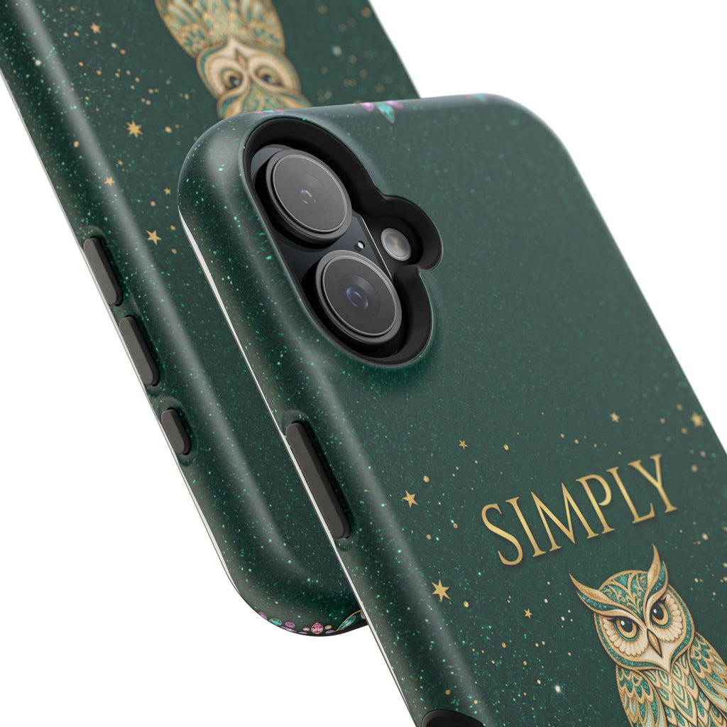 Simply The Best Wise Owl Phone Case — Wireless Charging Cover