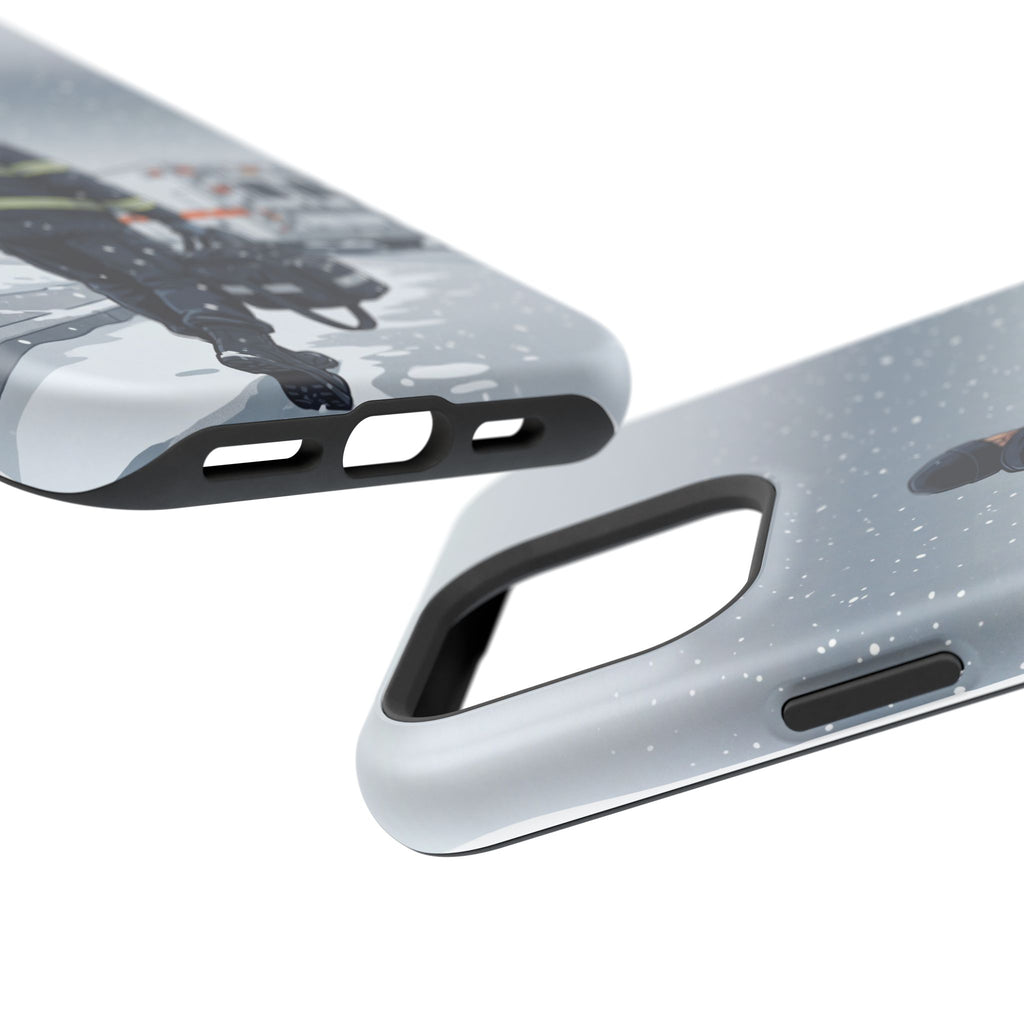 Bold Paramedic/EMT Portrait Phone Case — Magnetic Wireless Charging Cover