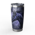 Horse Personalized Tumbler | Storm and Lightning Art — 20 oz Stainless Travel Mug