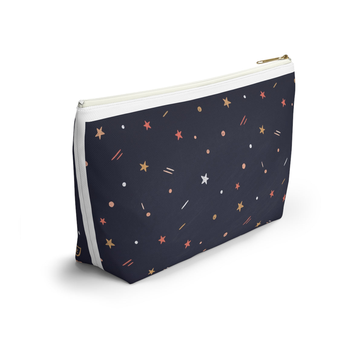 Teach Love Inspire Chalkboard Accessory Pouch — T-Bottom Zipper Bag