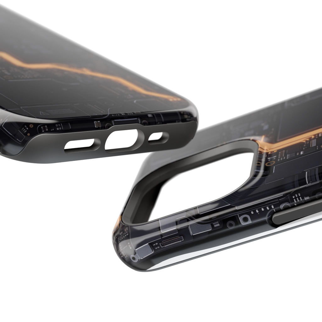 Electrician Circuit Bolt Phone Case — Impact-Resistant Wireless Charging Cover