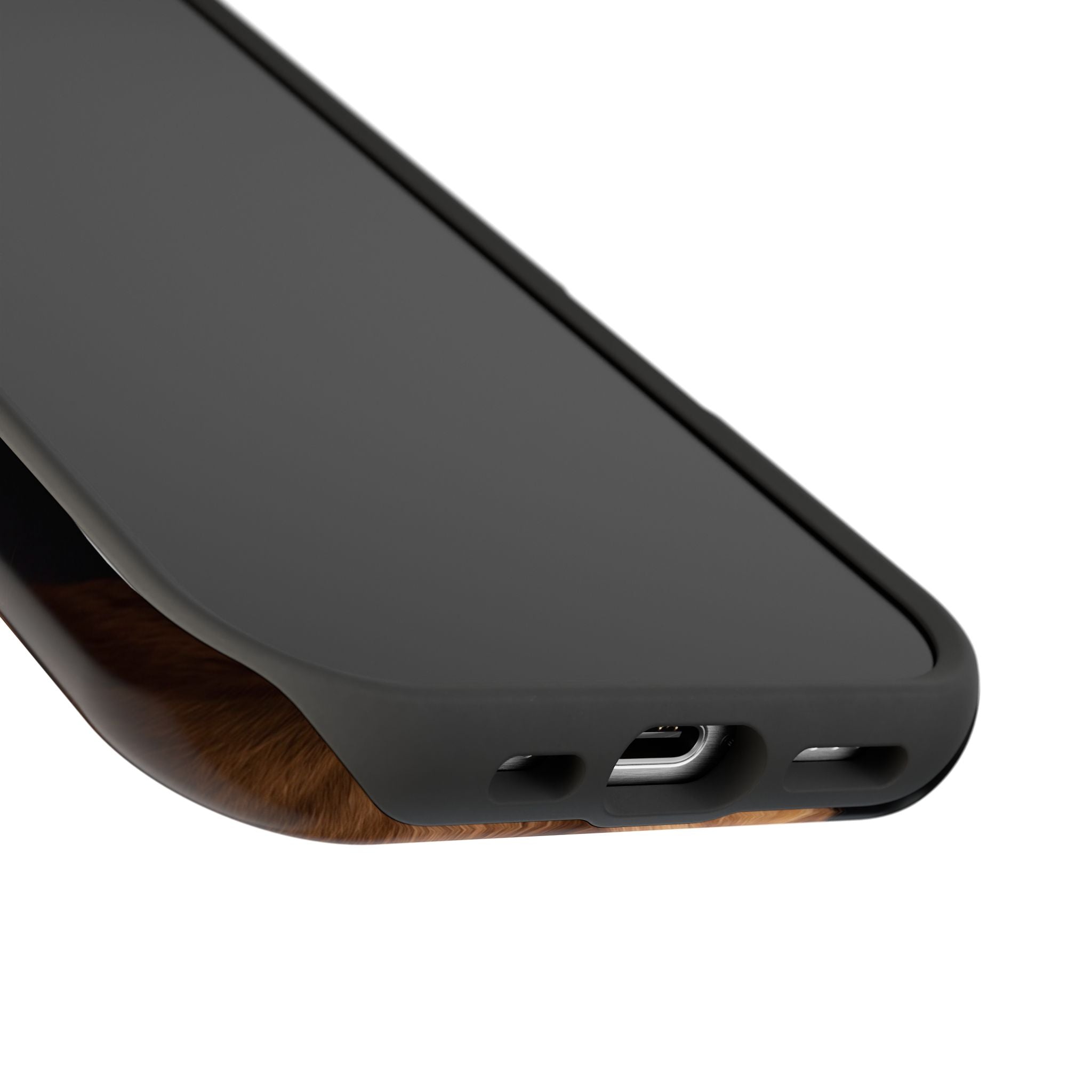 Golden Retriever Portrait Phone Case — Impact-Resistant Wireless Charging Cover
