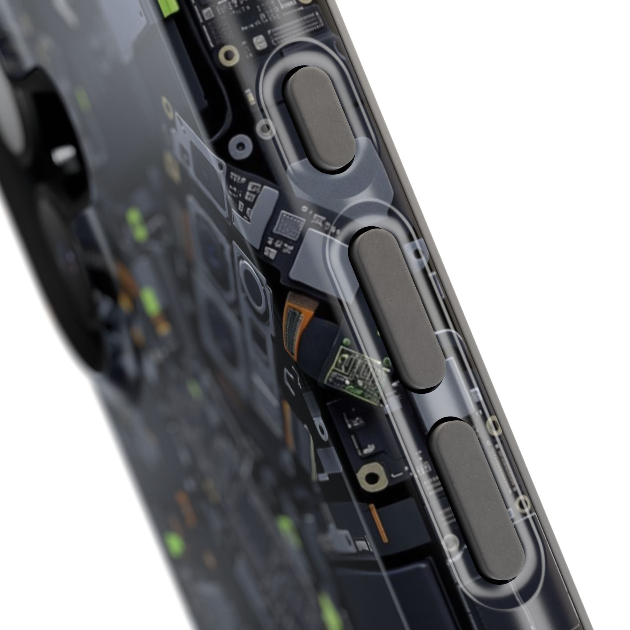 Circuit Core Phone Case — Motherboard Print Wireless Charging Cover