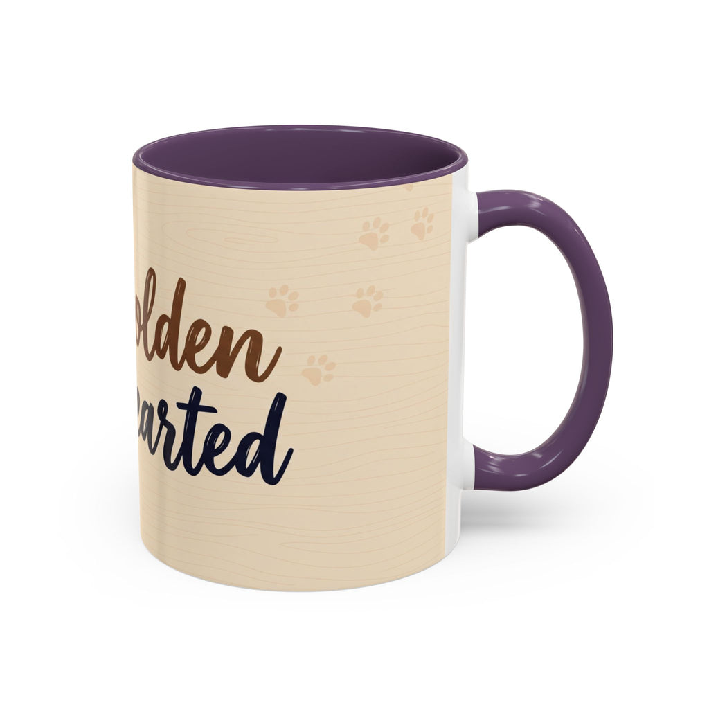 Golden Hearted Mug | Golden Retriever Lover Gift | Cute Dog Coffee Mug
