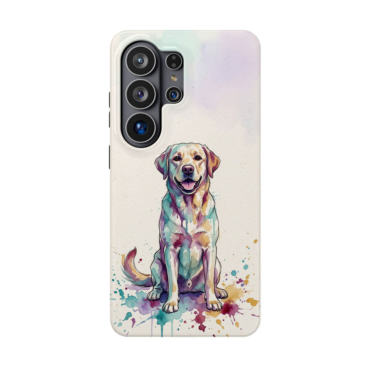 Watercolor Labrador Phone Case — Tough Magnetic Case with Wireless Charging
