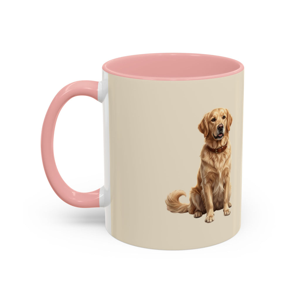 Personalized Golden Retriever Mug | Custom Name & Message Dog Mom Dad Coffee Mug