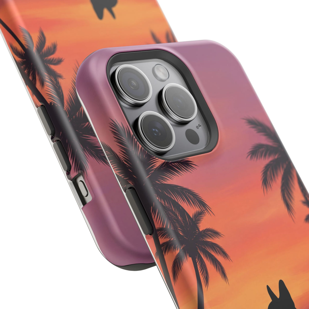 Personalized French Bulldog Tropical Beach Phone Case — Wireless Charging Cover
