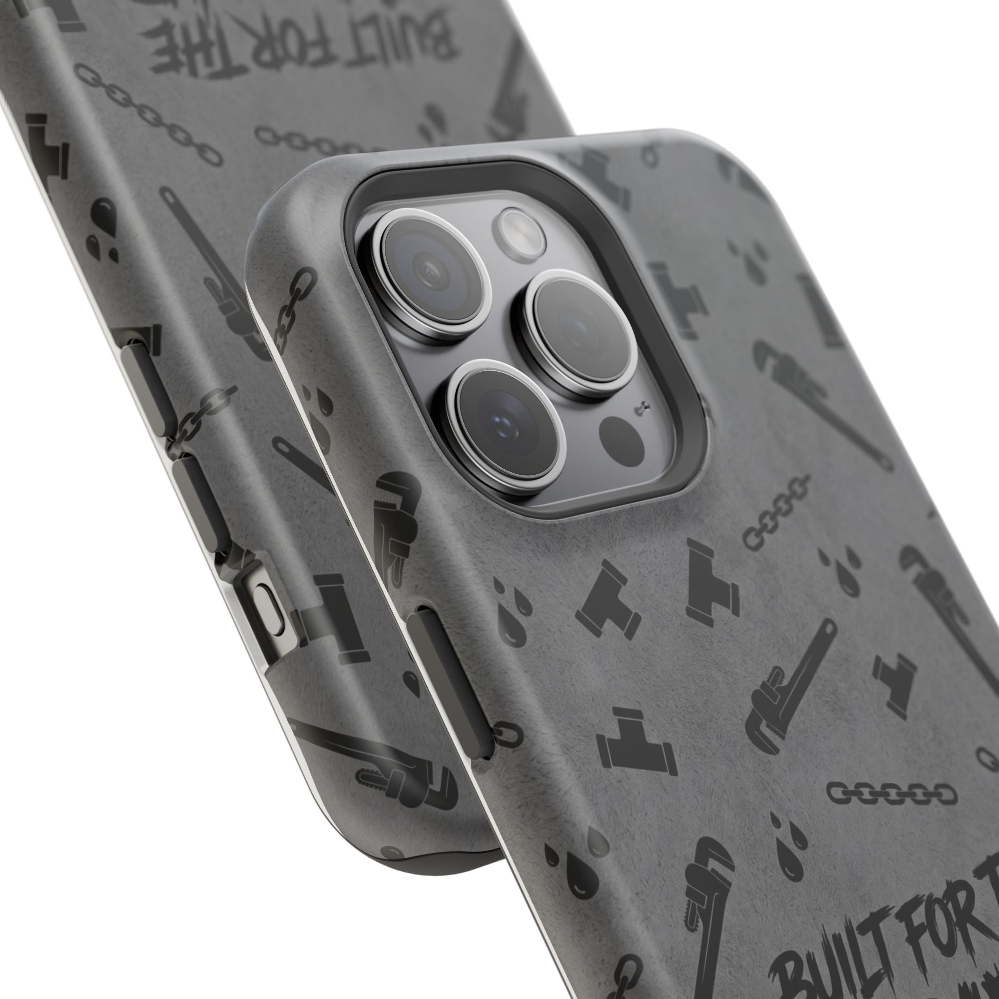 Built for the Grind Phone Case — Plumber Tools Wireless Charging Cover