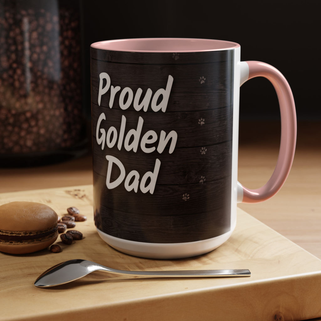 Proud Golden Dad Mug | Golden Retriever Lover Gift | Dog Dad Coffee Mug