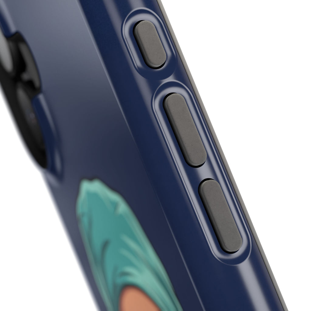 Bold Nurse Portrait Phone Case — Magnetic Wireless Charging Cover