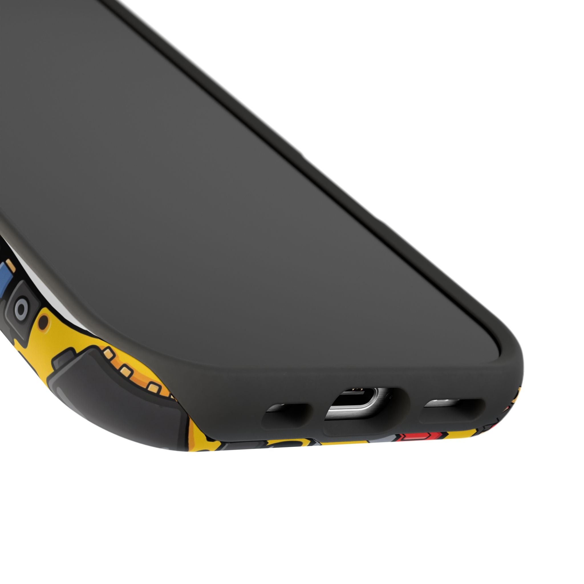 Voltage Board Phone Case — Yellow Circuit Wireless Charging Cover
