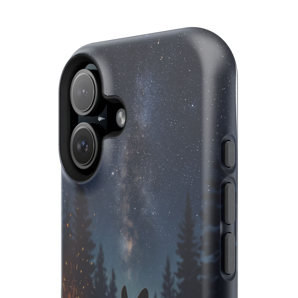 Personalized French Bulldog Campfire Phone Case — Wireless Charging Cover