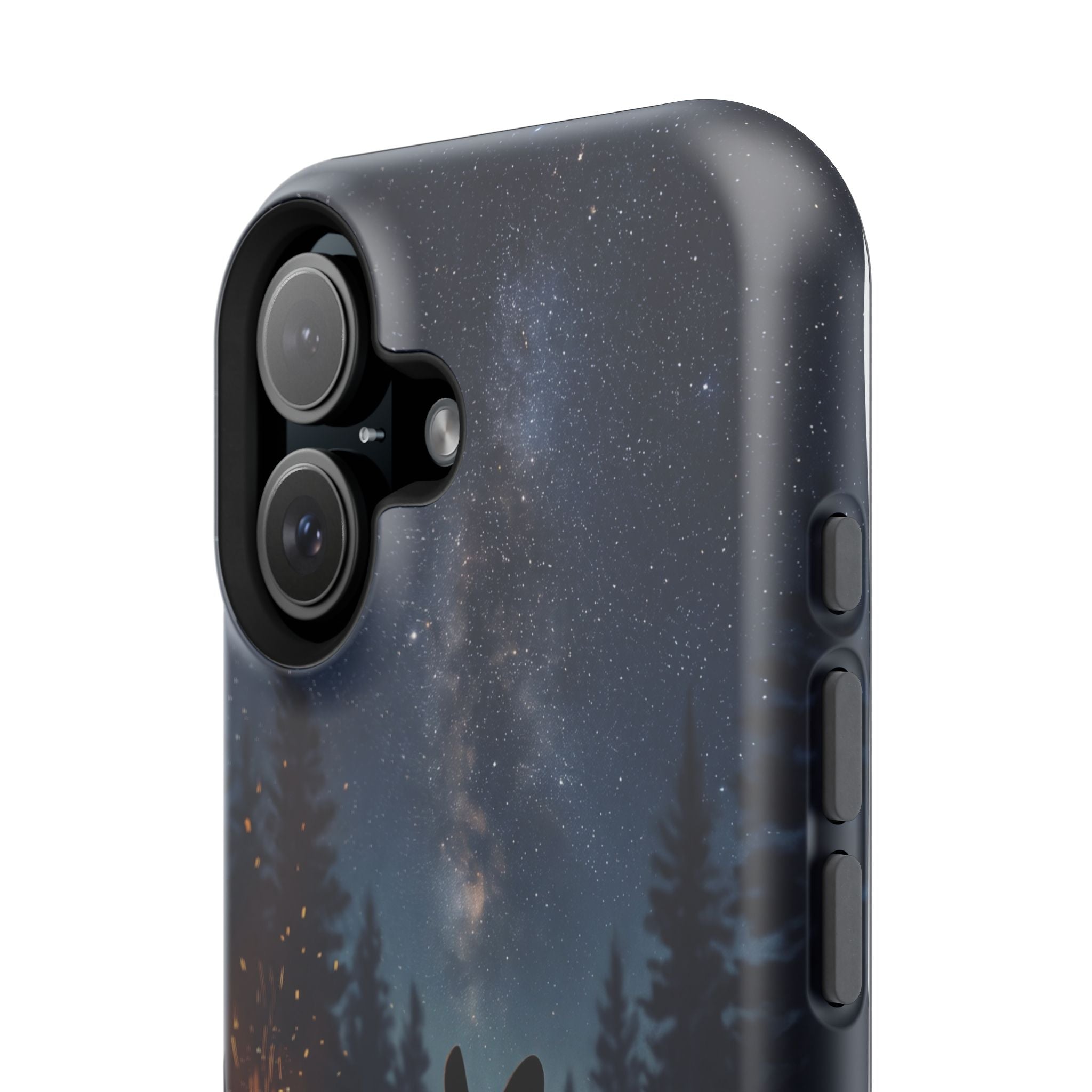 Personalized French Bulldog Campfire Phone Case — Wireless Charging Cover