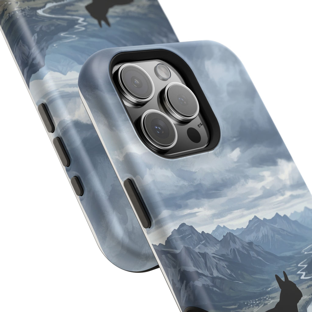 Personalized French Bulldog Mountain Valley Phone Case — Wireless Charging Cover