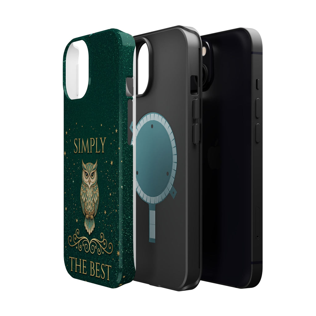 Simply The Best Wise Owl Phone Case — Wireless Charging Cover