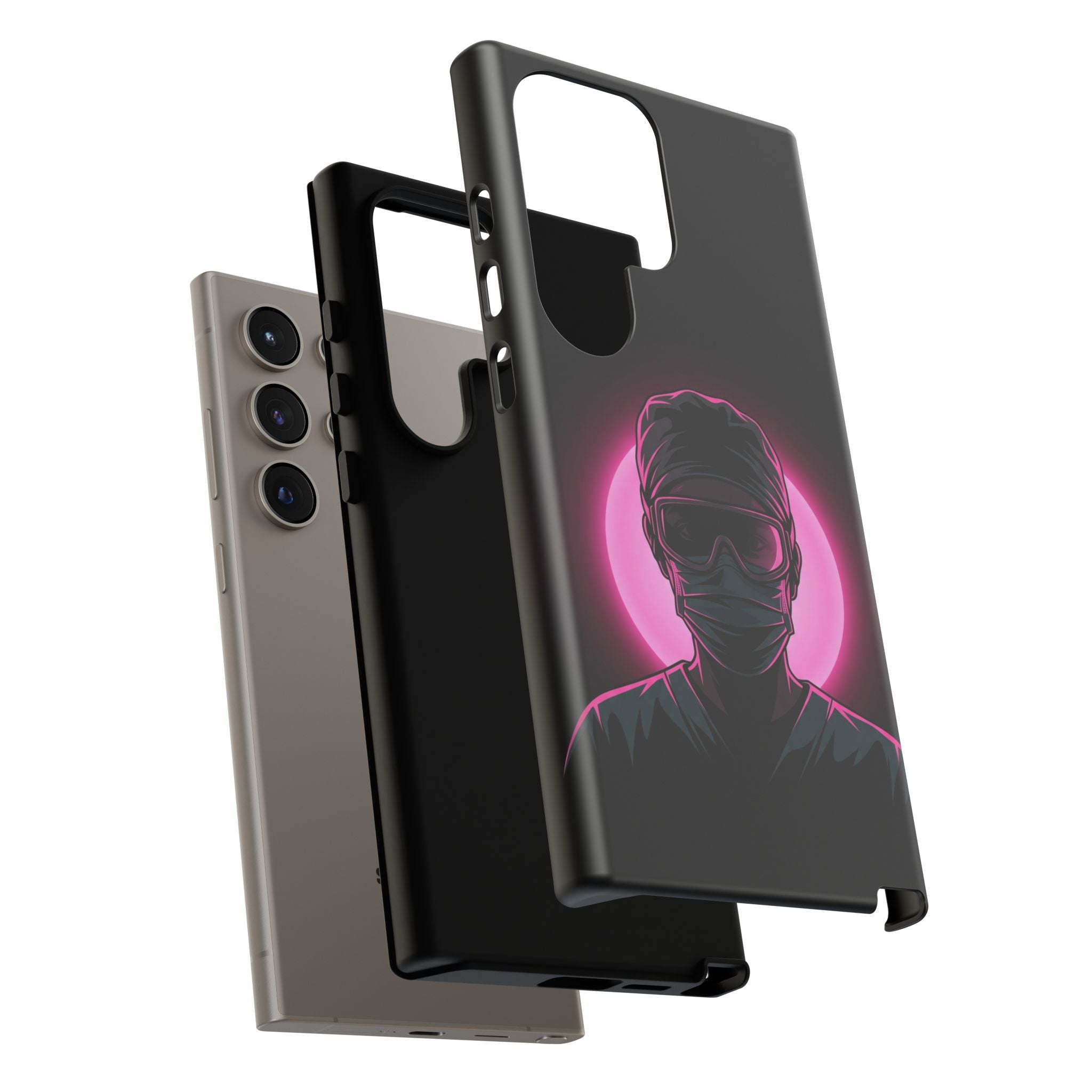 Nurse Neon Silhouette Phone Case - Samsung & iPhone Series