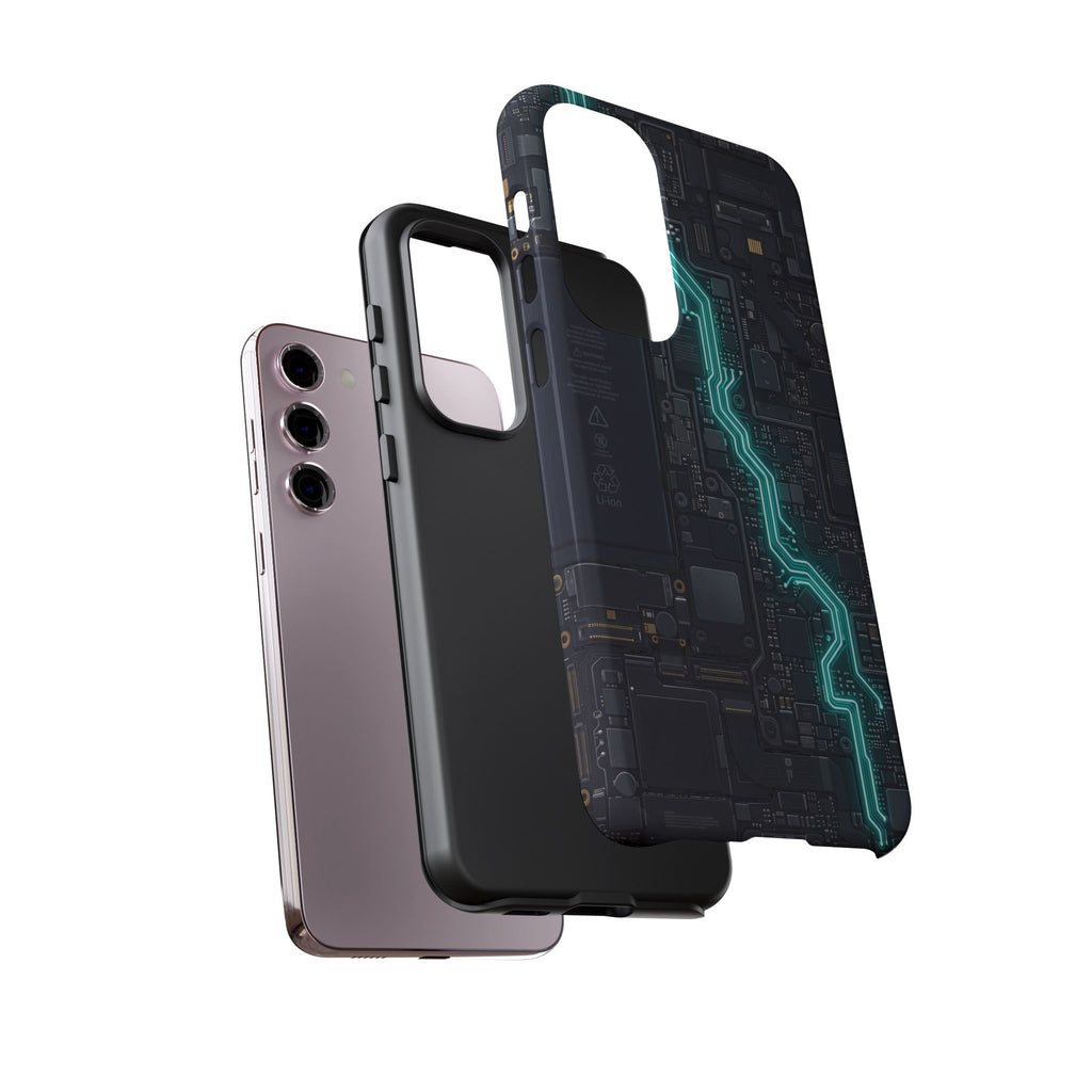 Electrician Cyan Circuit Phone Case - Samsung & iPhone Series