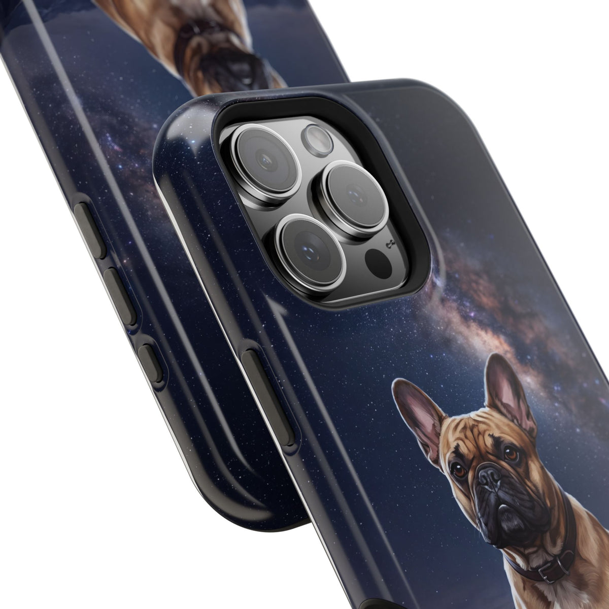Personalized French Bulldog Starry Night Sky Phone Case — Wireless Charging Cover