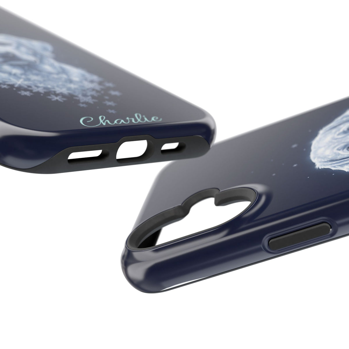 Personalized Winter Snowflake Labrador Phone Case — Tough Magnetic Case with Wireless Charging