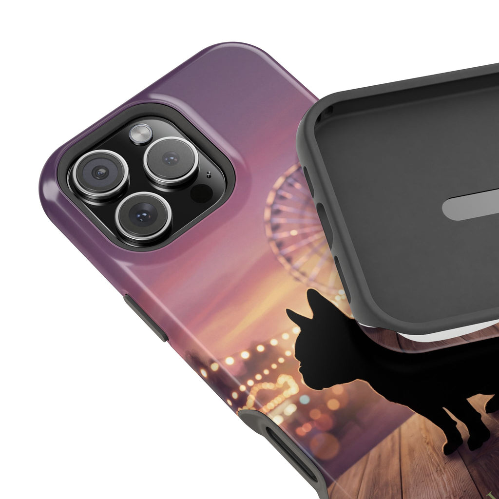 Personalized French Bulldog Carnival Nights Phone Case — Wireless Charging Cover