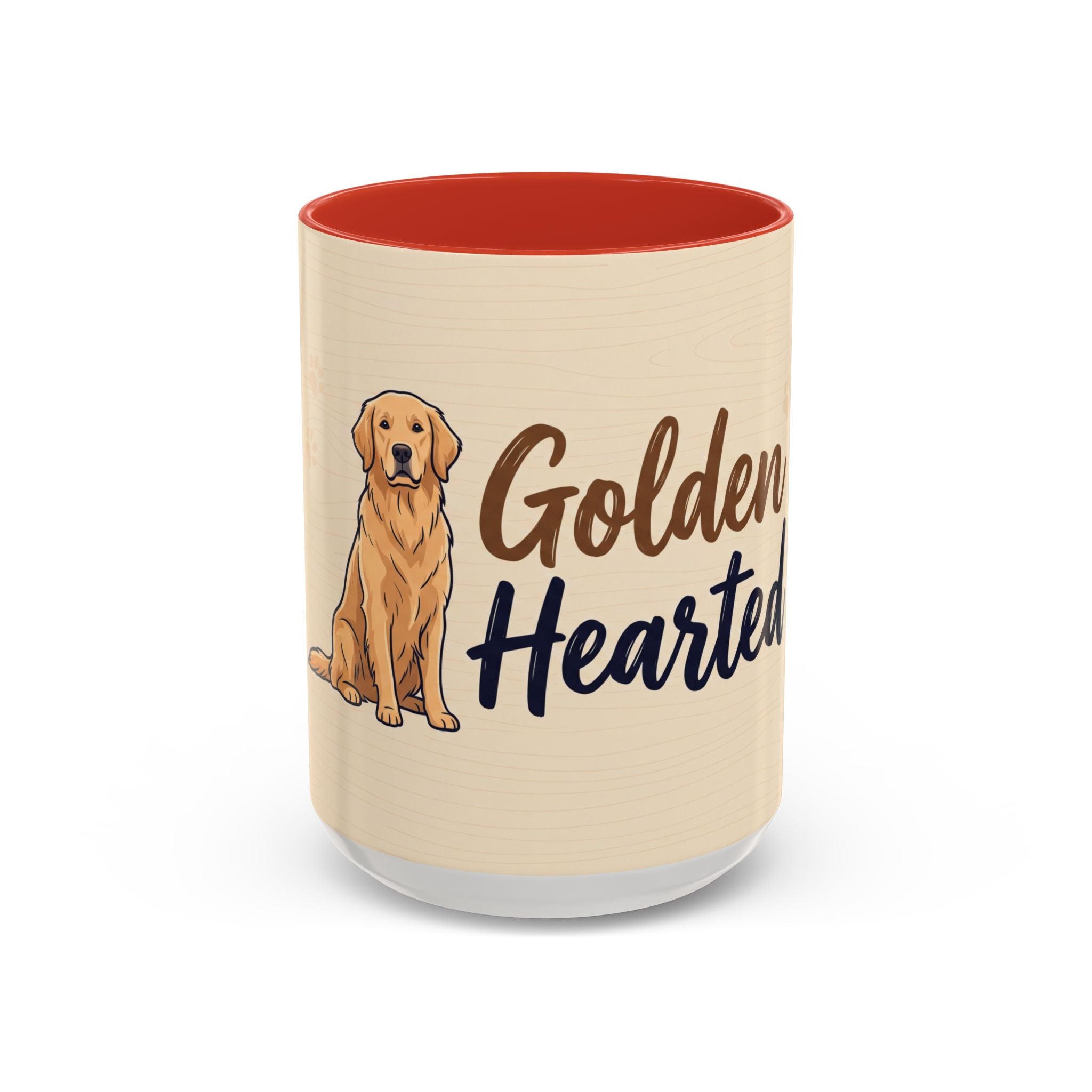 Golden Hearted Mug | Golden Retriever Lover Gift | Cute Dog Coffee Mug
