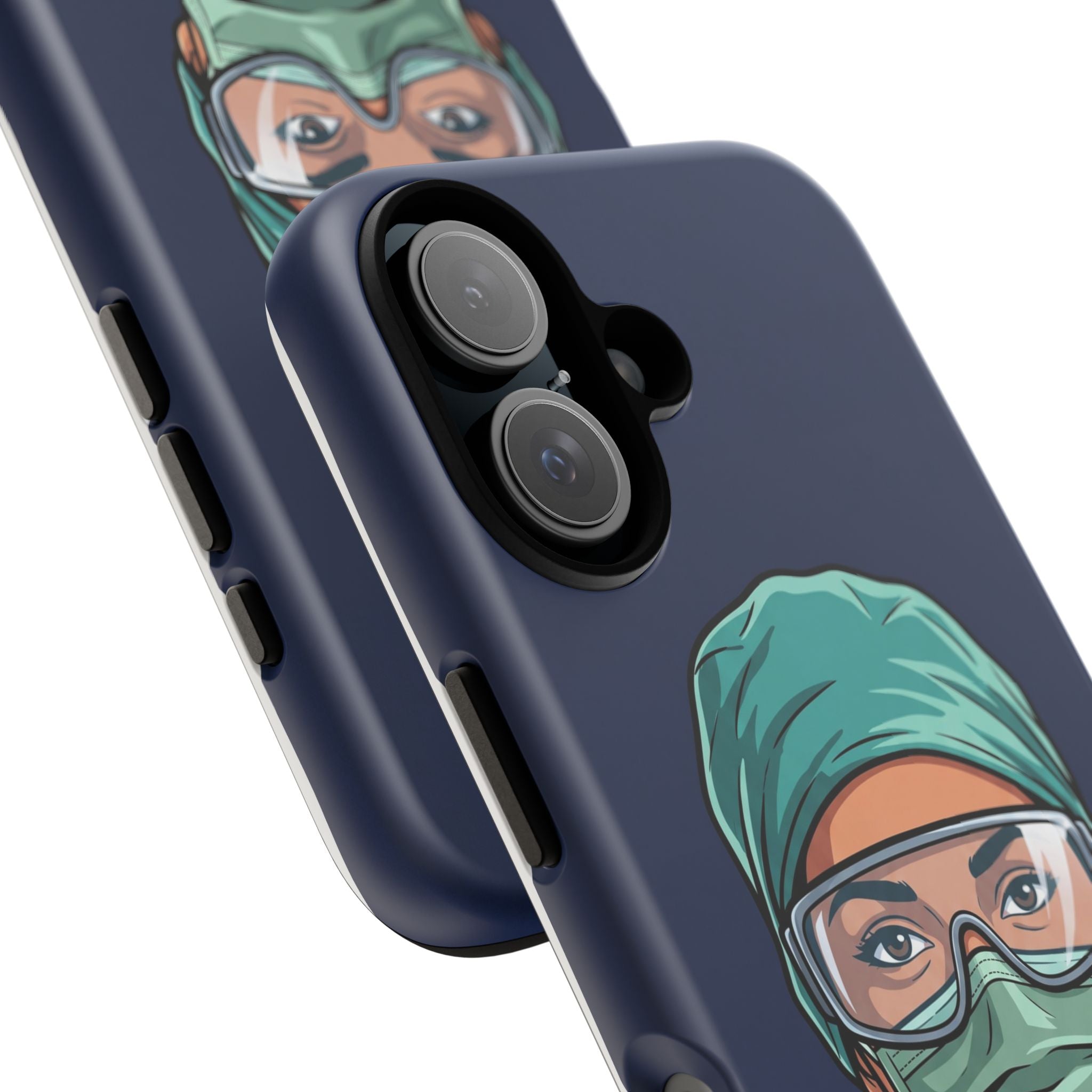 Nurse Illustrated Portrait Phone Case | iPhone & Samsung
