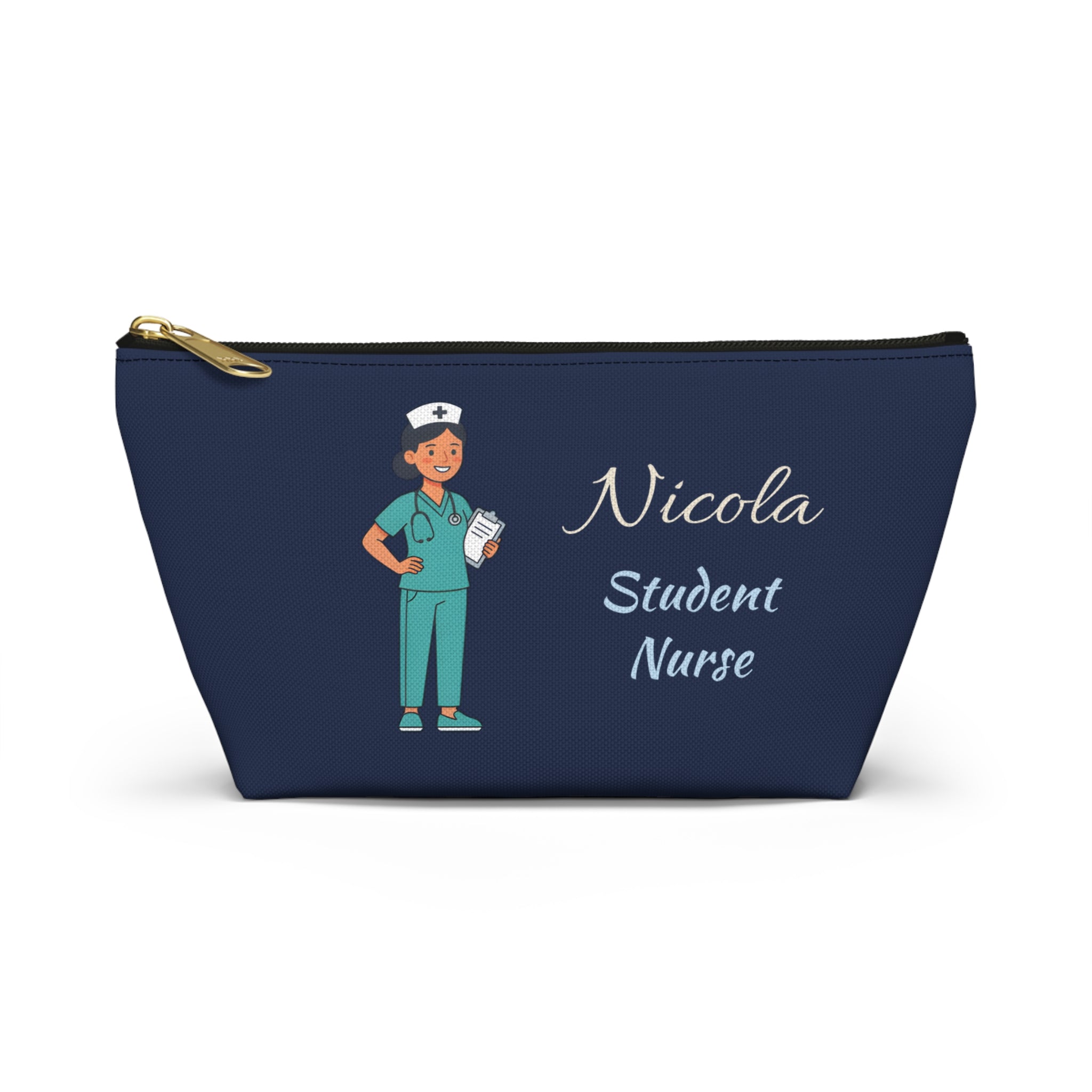 Personalized Student Nurse Pouch | Custom Name Cosmetic Bag
