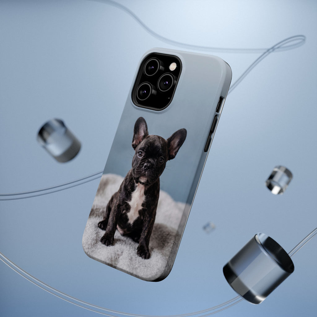 French Bulldog Puppy Phone Case — Impact-Resistant Wireless Charging Cover