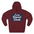 Care beyond limits Nurse Hoodie — Unisex Unisex Pullover for Registered Nurses and Healthworkers