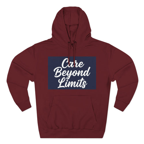Care beyond limits Nurse Hoodie — Unisex Unisex Pullover for Registered Nurses and Healthworkers