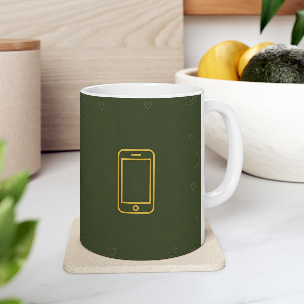 Teacher Gift Mug – Teaching: The original influencer - Funny Coffee Cup for Teachers