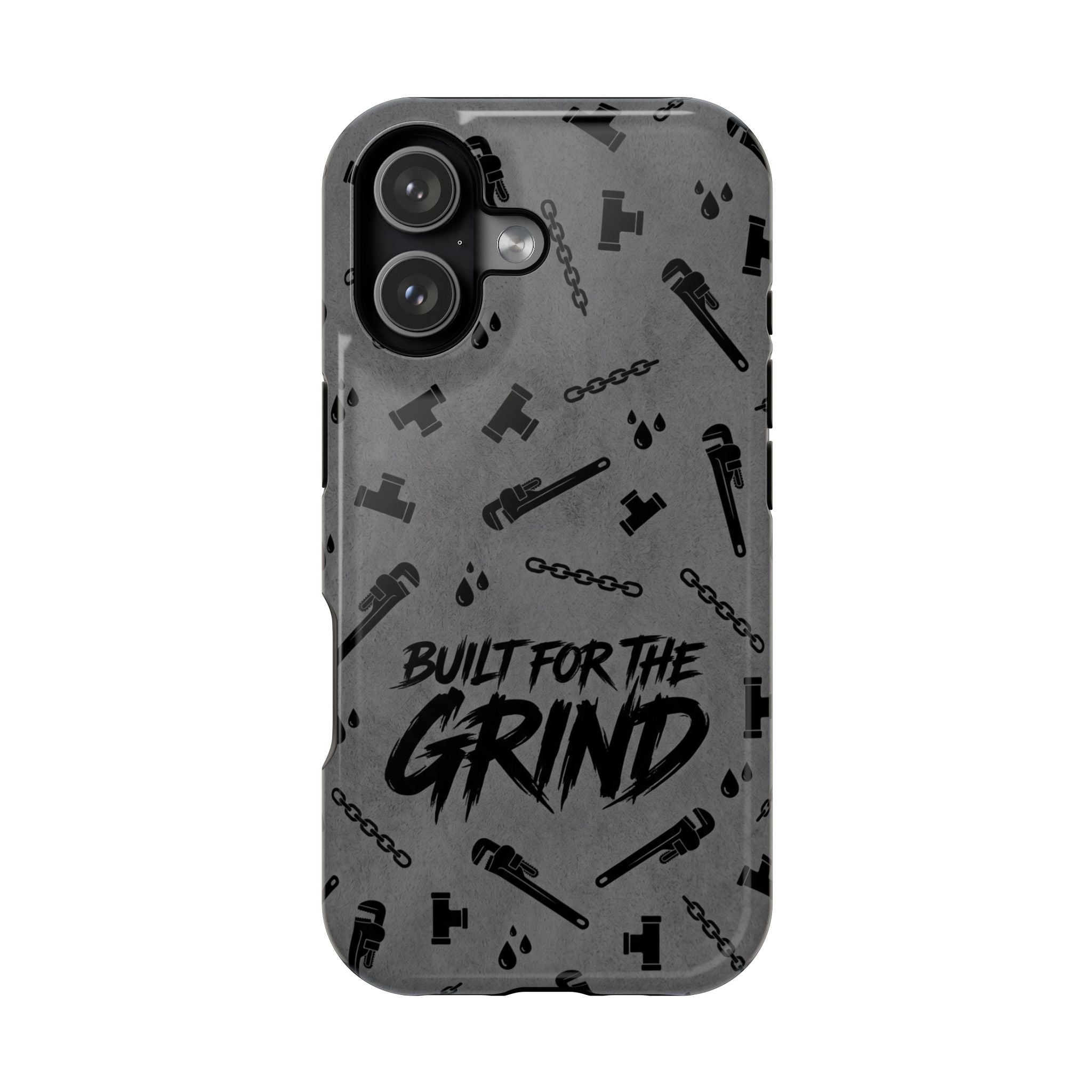 Built for the Grind Phone Case — Plumber Tools Wireless Charging Cover