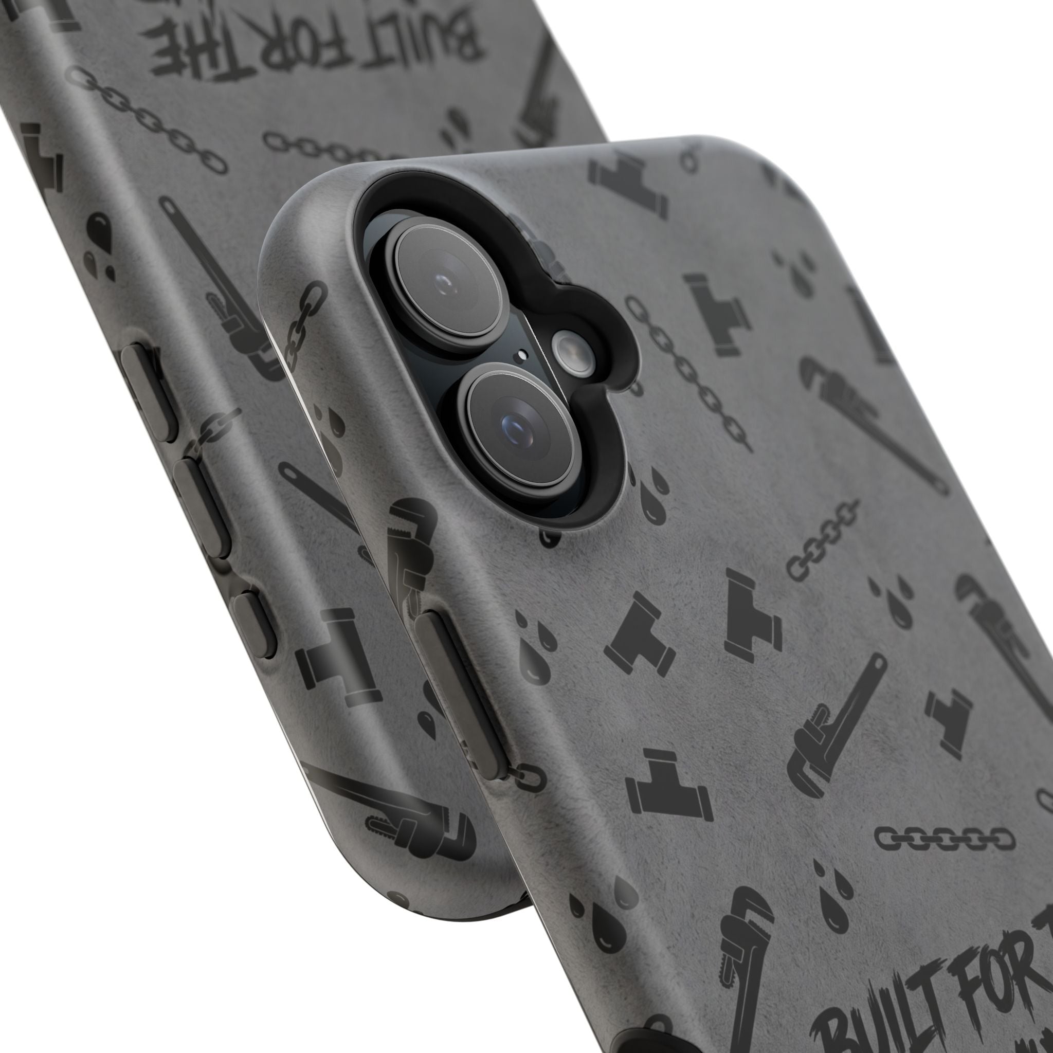Built for the Grind Phone Case — Plumber Tools Wireless Charging Cover