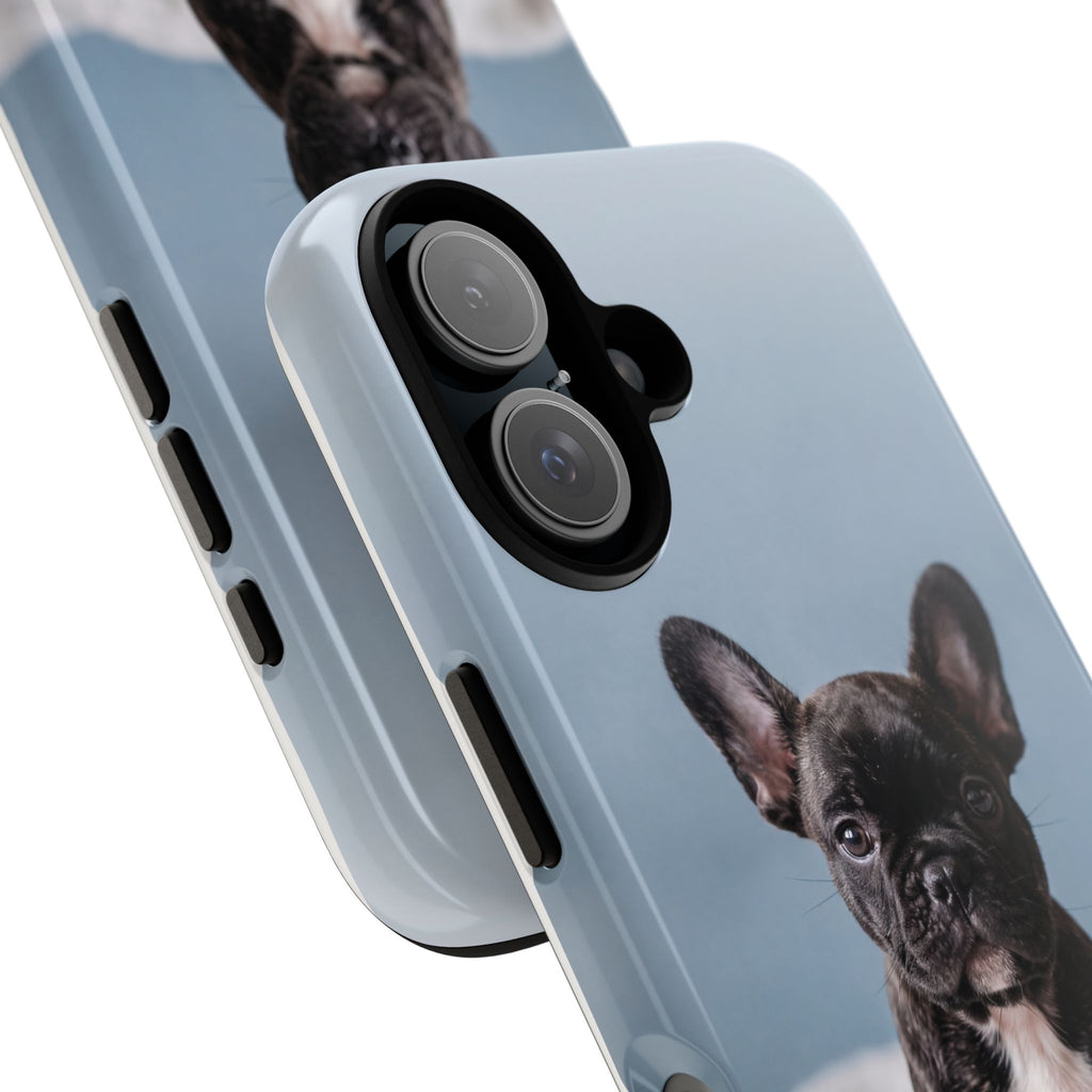 French Bulldog Puppy Phone Case | Adorable Brindle Frenchie Portrait | Samsung & iPhone
