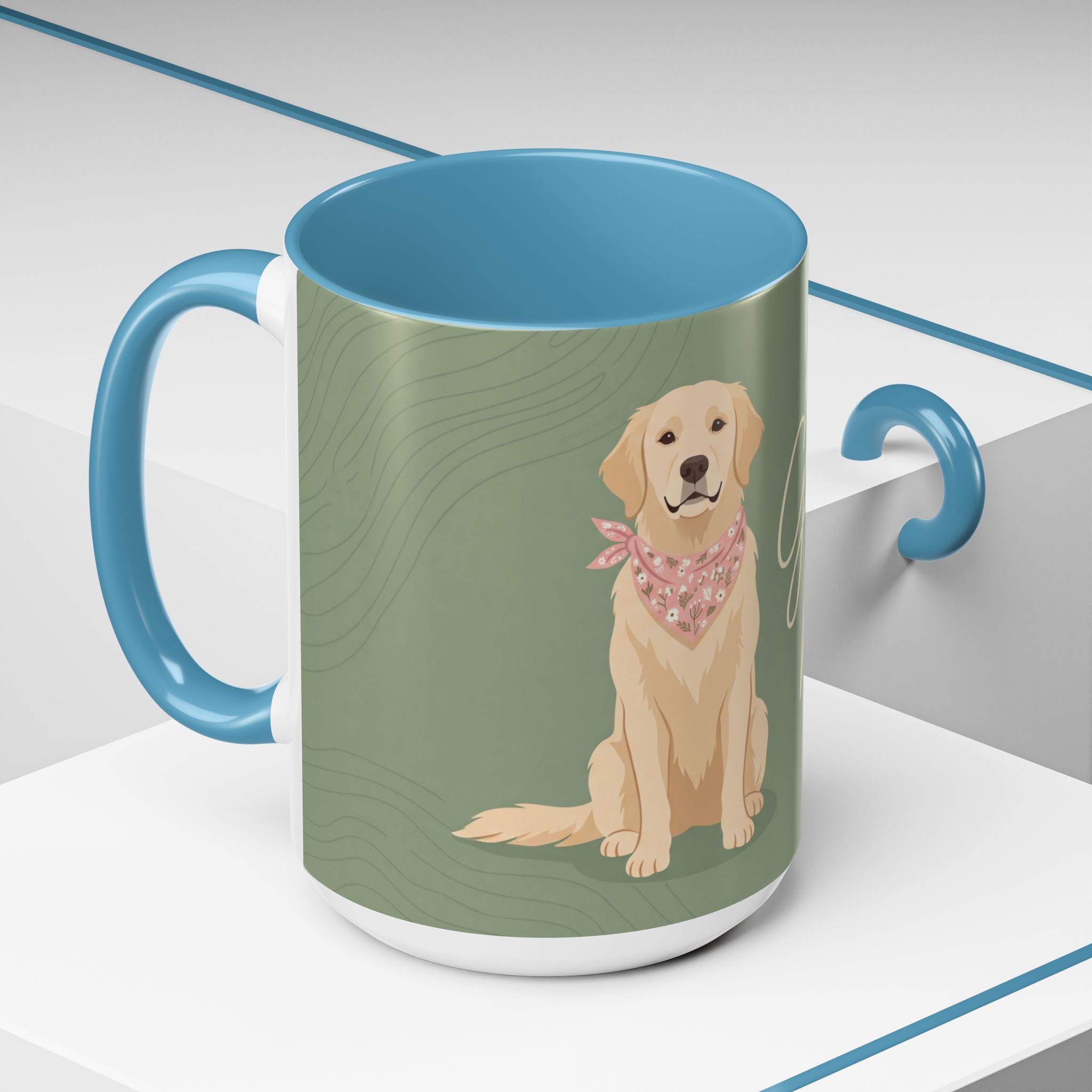 Golden Mom Mug | Golden Retriever Lover Gift | Cute Dog Mom Coffee Mug