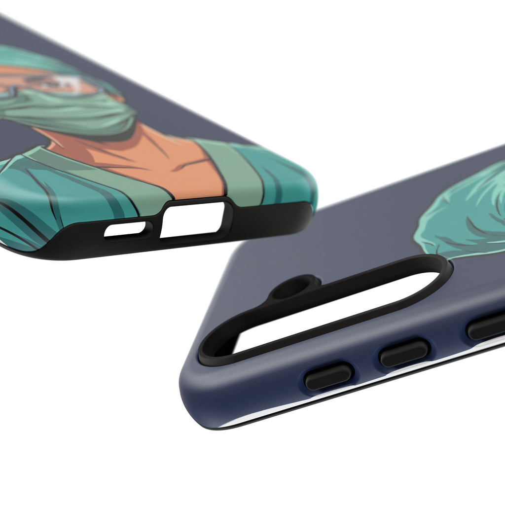Nurse Illustrated Portrait Phone Case | iPhone & Samsung