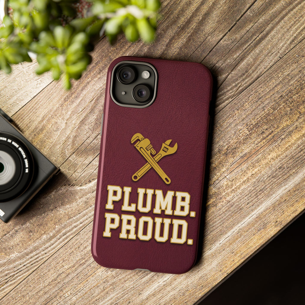 Plumb. Proud. Varsity Print Phone Case - Samsung & iPhone Series