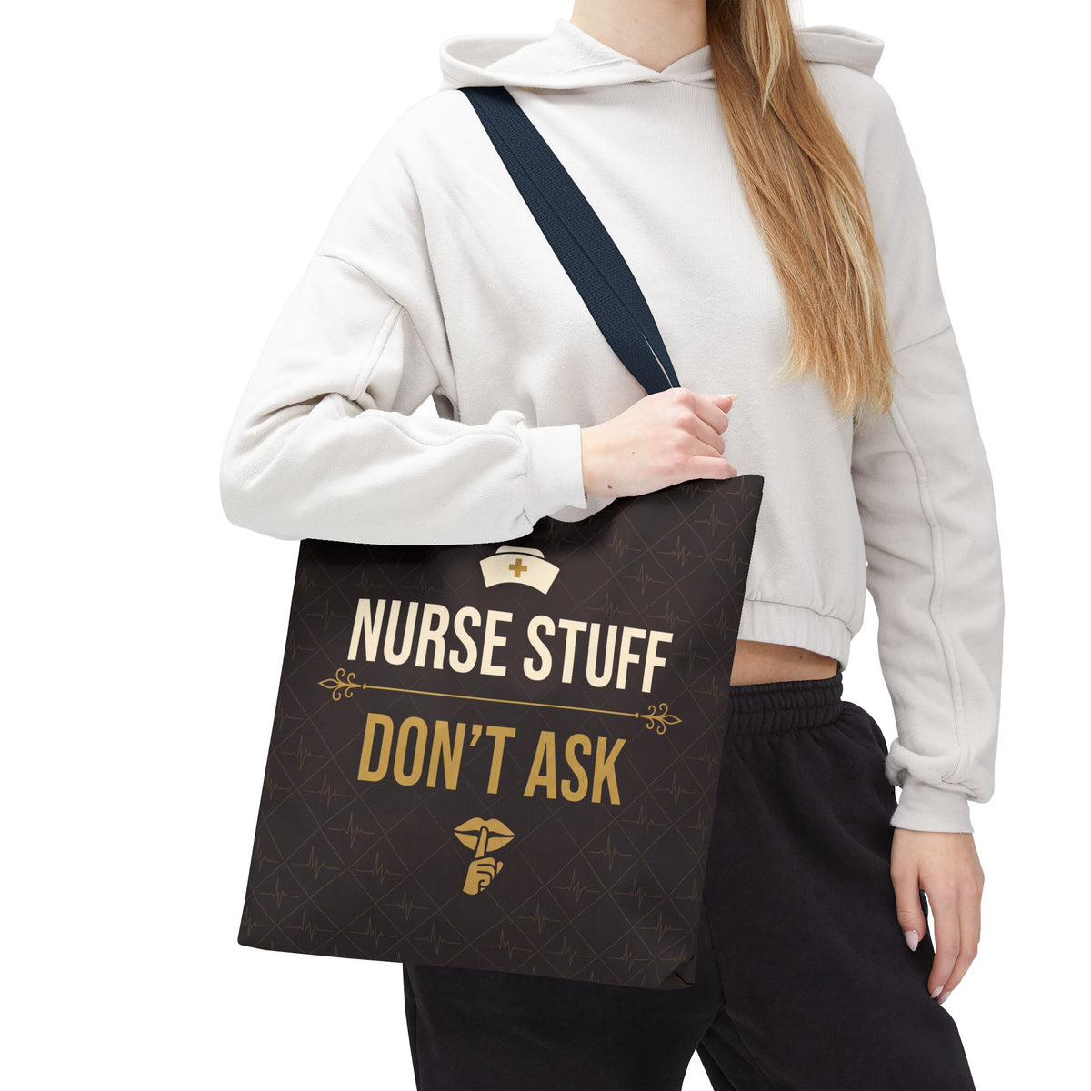 Nurse Stuff Don't Ask Tote | Funny Nurse Gift Tote Bag | Nurse Humour Appreciation Gift | Premium Polyester Carry-All