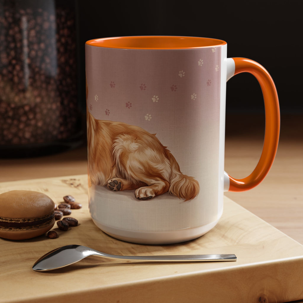 Golden Retriever Lying Down Mug | Golden Retriever Lover Gift | Cute Dog Coffee Mug